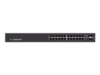 Přepínač - L3 - řízený - 24 x 10/100/1000 + 2 x gigabitů SFP - Lze montovat do rozvaděče