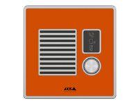 IP interkomová stanice - kabelové - 10/100/1000 Ethernet - oranžová, RAL 2004 - kompatibilní s TAA