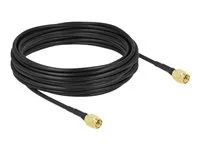 Kabel antény - SMA zástrčka do SMA zástrčka - 10 m - koaxiál - černá