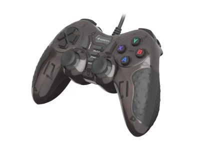 Drôtový gamepad Genesis MANGAN 200, pre PC, vibrácie, čierny