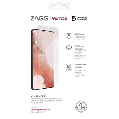ZAGG Invisible Shield Ultra Clear + fólie Samsung Galaxy S22 5G