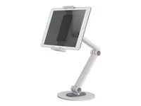 Stojan - pro tablet - bílá - velikost obrazovky: 4.7"-12.9" - na stůl