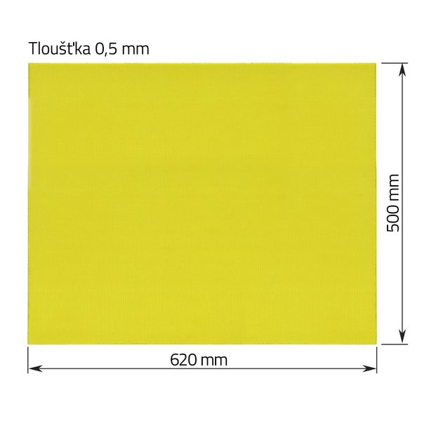 Epoxidová izolační deska 0,5 × 500 × 620 mm pro bateriové sady