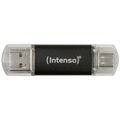 INTENSO Twist Line, USB-C/USB-A, USB flash disk, 128GB