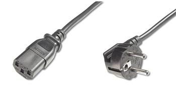 PremiumCord Kabel síťový 230V k počítači 3m