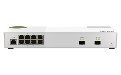 QNAP řízený switch QSW-M2108-2S (8x 2,5GbE RJ45 a 2x 10GbE SFP+)