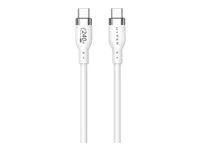 USB kabel - USB-C (M) do USB-C (M) - USB 2.0 - 2 m - technologie Extended Power Range (EPR), napájení USB (240 W) - bílá
