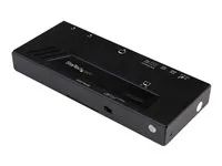 4K 2x1 HDMI Switch with Fast Switching, Auto-Sensing and Serial Control (VS221HD4KA) - Spínač video/audio - 2 x HDMI - desktop