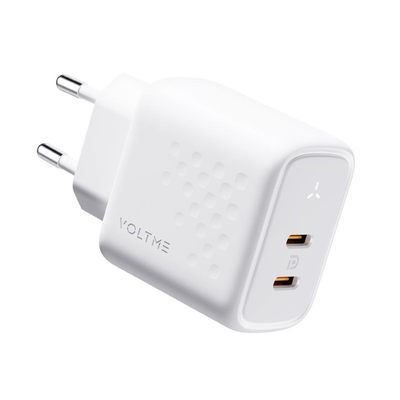 Adaptér USB VOLTME Revo 45 Duo CC 45W EU White