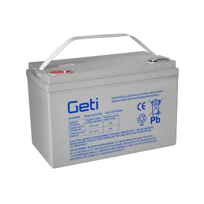 Gelová baterie 12V 100 Ah GETI pro soláry