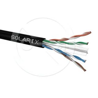 SOLARIX kabel CAT6 UTP PE Fca venkovní 500m/cívka