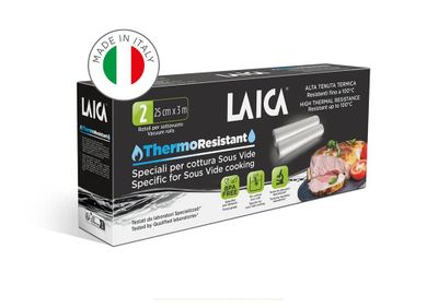 Laica vakuové fólie na Sous-vide 25x300cm 2 rolky TR2000