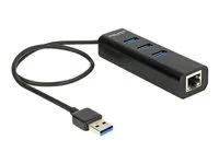 Rozbočovač - 3 x SuperSpeed USB 3.0 + 1 x 10/100/1000 - desktop