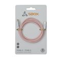 SBOX Kabel USB-C samec/USB-C samec, 1m, růžový