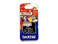 Černá na bílé - Role (1,2 cm x 8 m) 1 kazeta/y páska nálepek - pro P-Touch PT-55, PT-65, PT-75, PT-80, PT-85, PT-90, PT-BB4