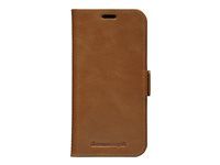 Pouzdro s klopou pro mobilní telefon - kůže full-grain - bronz - pro Apple iPhone 12, 12 Pro