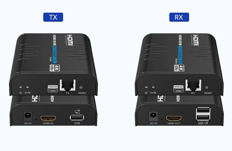 PremiumCord HDMI KVM extender přes LAN