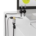Organizér na kabely GOOBAY 95040 5 ks Black