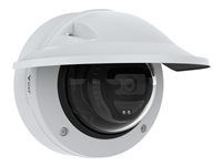Síťová bezpečnostní kamera - kupole - venkovní - vandal / waterproof - barevný (Den a noc) - 4 MP - 2688 x 1512 - objektiv fixed iris - pevné ohnisko - audio - LAN 10/100 - H.264, MPEG-4 Part 10, H.265, MPEG-H Part 2, MJPEG - stejn. proud 12 V / PoE