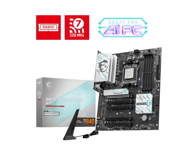 Msi B840 gaming plus WIFI/AM5/ATX