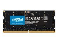 DDR5 - modul - 24 GB - SO-DIMM 262 pinů - 5600 MT/s / PC5-44800 - CL46 - 1.1 V - on-die ECC - černá