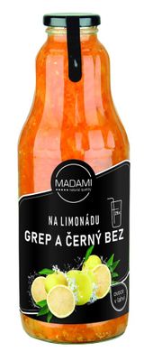 Grep & Černý Bez 1 000 ml: ovoce na limonádu