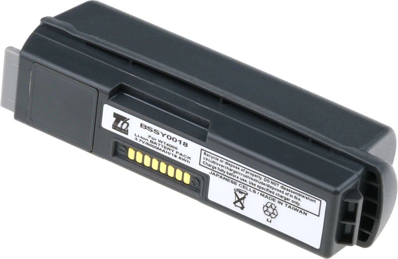 Baterie T6 Power pro Symbol Zebra WT4000, WT4070, WT4090, WT41N0, 5000mAh, 18,5Wh, Li-ion