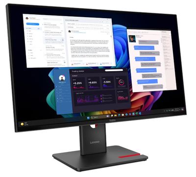 Lenovo ThinkVision/ThinkVision T27UD-40 Monitor/27"/QLED/4K UHD/60Hz/6ms/Černá/3R
