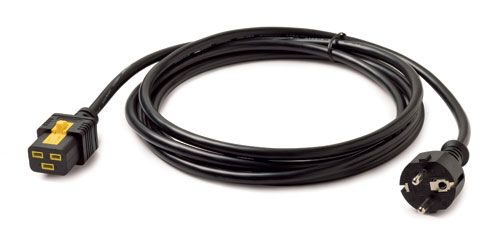 APC Power Cord, Locking C19 to CEE/7 Schuko, 3m