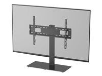 Stojan - pro televize - ocel - černá - velikost obrazovky: 37"-70" - stolní stojan
