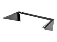 19 in - Steel - Vertical Mounting Bracket for Networking and Data Equipment (RK619WALLV) - Držák pro montáž na zeď - černá - 6U - 19"