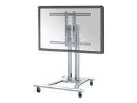 Vozík - pro plochý panel - stříbrná - velikost obrazovky: 27"-70"