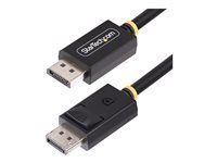 Kabel DisplayPort - DisplayPort (M) s jazýčkem do DisplayPort (M) s jazýčkem - DisplayPort 2.1 - 1 m - pasivní, podpora 8K60Hz, podpora 4K144Hz, podpora 1440p 240Hz, rychlost přenosu dat až 40 Gbps, UHBR10, podpora HDR - černá