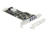 USB adaptér - PCIe 2.0 x4 - USB 3.0 x 4