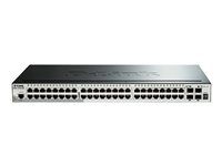 Přepínač - L3 - inteligentní - 48 x 10/100/1000 + 4 x 10 Gigabit SFP+ - desktop, Lze montovat do rozvaděče