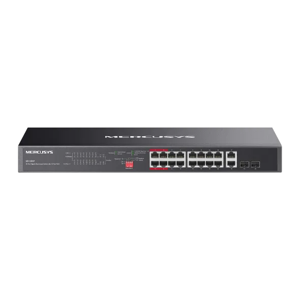 MERCUSYS MS120GP, 20-Port 1 Gbps Rack Switch PoE+