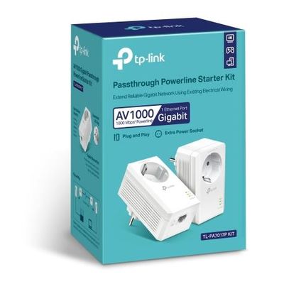 TP-Link TL-PA7017PKIT AV1000 1-Port Gigabit Passth