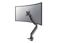 Montážní sada - plný pohyb - pro Displej LCD - hliník - černá - velikost obrazovky: 10"-49" - upevnění svorkou, průchodka, upevnitelné na stůl