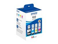 4-balení - černá, žlutá, azurová, purpurová - originální - inkoustová cartridge - pro EcoTank ET-15000, 2750, 2751, 2756, 2850, 2851, 2856, 2955, 3850, 4750, 4850, 4856, 4951