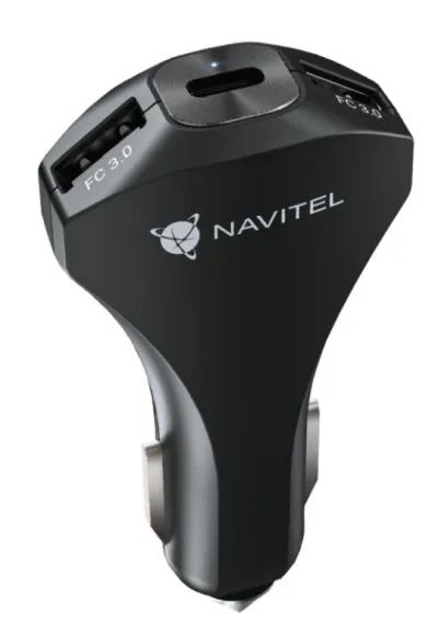Nabíječka do auta NAVITEL USP45 Slim černá