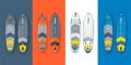Paddleboard SUP REBEL ACTIVE RBA-4507-G - ŠEDÝ 11' 335x84x15 cm