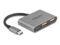 3 Port USB Hub 10 Gbps with USB Type-C