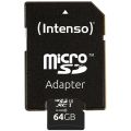 INTENSO Micro SDXC karta 64GB Class10, UHS-1 PRO
