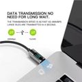 MEGATECH Kabel USB-A/USB-C, Displ, 120W, 1m, černý