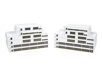 Cisco Business 250 Series CBS250-24FP-4X - Prepínac - L3 - inteligentní - 24 x 10/100/1000 (PoE+) + 4 x 10 Gigabit SFP+ - Lze montovat do rozvadece - PoE+ (370 W) - repasováno