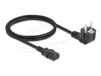PC power cord earthed plug CEE 7/7 90° a