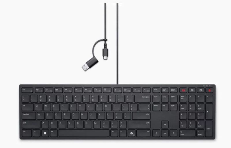 Dell drátová klávesnice KB525C CZ/SK USB/USB-C