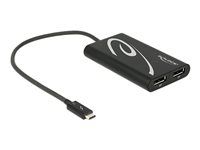 Adapter Thunderbolt 3 male > 2 x Displa