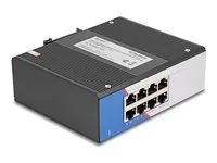 Industrial Gigabit Ethernet Switch 8 Por