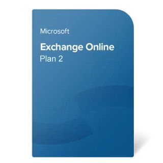 MICROSOFT Exchange Online (Plan 2), 1rok, el. lic.